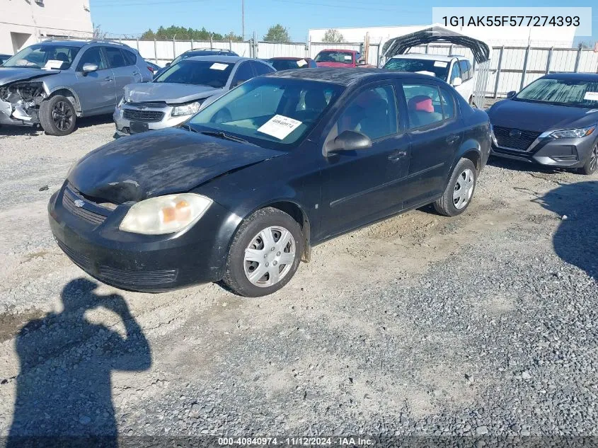 2007 Chevrolet Cobalt Ls VIN: 1G1AK55F577274393 Lot: 40840974