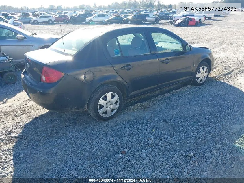 2007 Chevrolet Cobalt Ls VIN: 1G1AK55F577274393 Lot: 40840974