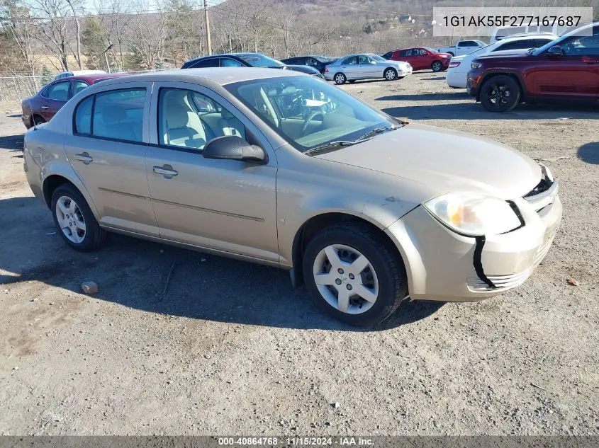 2007 Chevrolet Cobalt Ls VIN: 1G1AK55F277167687 Lot: 40864768