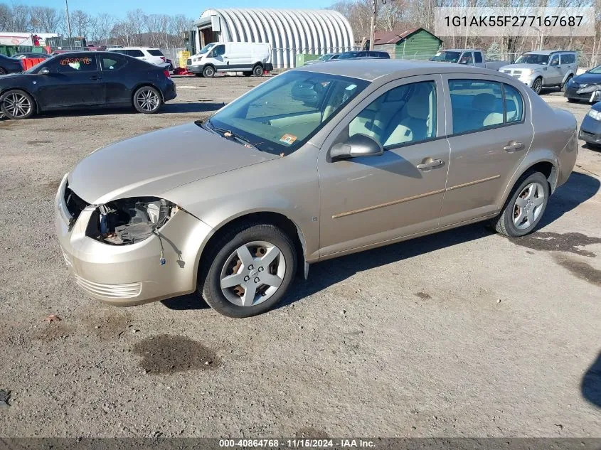 2007 Chevrolet Cobalt Ls VIN: 1G1AK55F277167687 Lot: 40864768