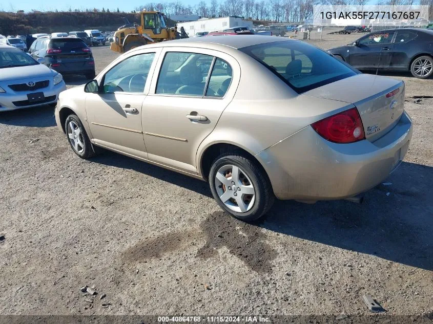 2007 Chevrolet Cobalt Ls VIN: 1G1AK55F277167687 Lot: 40864768