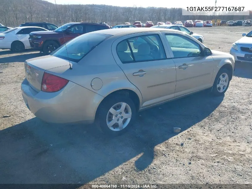 2007 Chevrolet Cobalt Ls VIN: 1G1AK55F277167687 Lot: 40864768