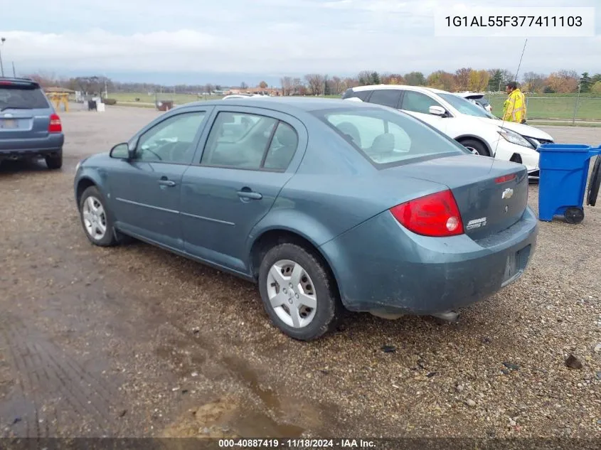 2007 Chevrolet Cobalt Lt VIN: 1G1AL55F377411103 Lot: 40887419