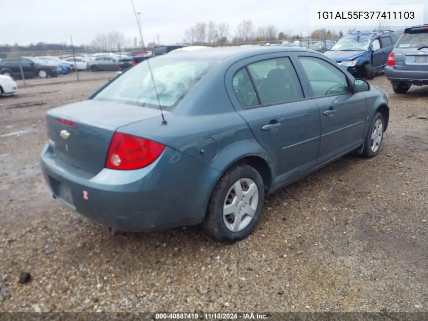 2007 Chevrolet Cobalt Lt VIN: 1G1AL55F377411103 Lot: 40887419