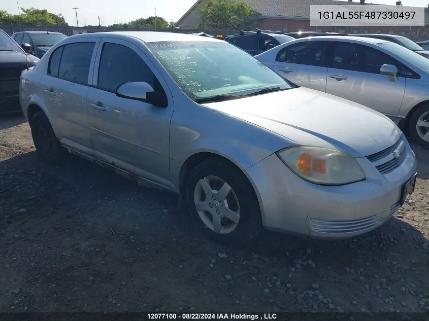 2008 Chevrolet Cobalt VIN: 1G1AL55F487330497 Lot: 12077100