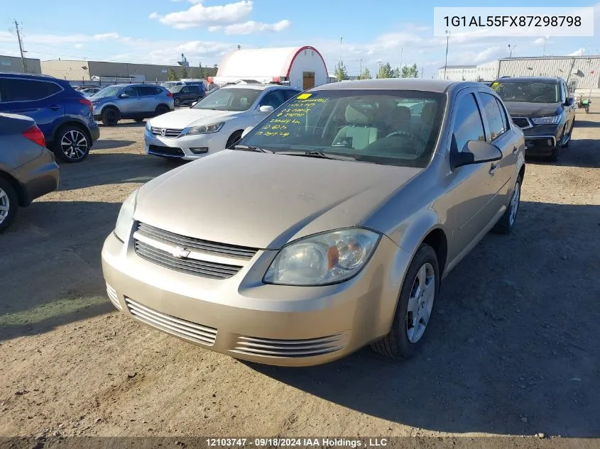 2008 Chevrolet Cobalt VIN: 1G1AL55FX87298798 Lot: 12103747