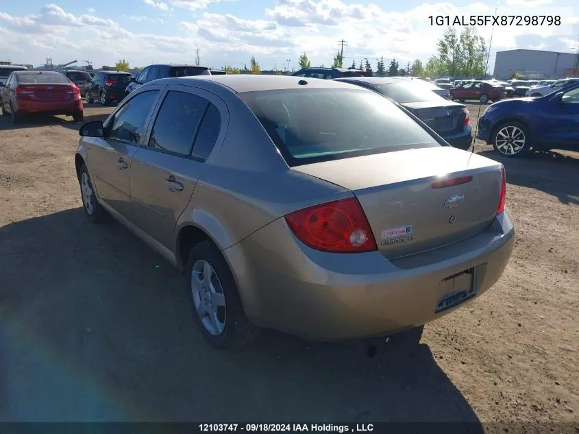 2008 Chevrolet Cobalt VIN: 1G1AL55FX87298798 Lot: 12103747