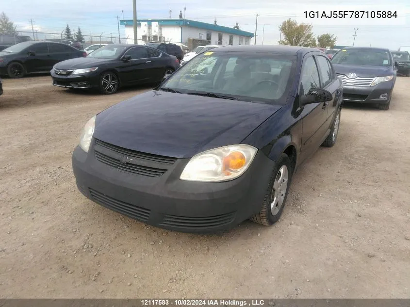 1G1AJ55F787105884 2008 Chevrolet Cobalt Ls