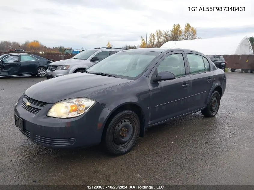 2008 Chevrolet Cobalt VIN: 1G1AL55F987348431 Lot: 12129363