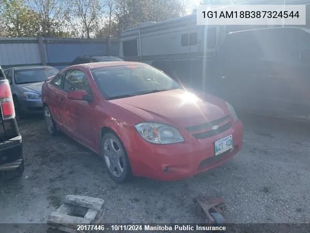 2008 Chevrolet Cobalt Sport VIN: 1G1AM18B387324544 Lot: 20177446