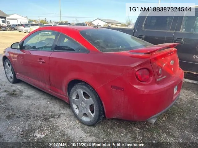 2008 Chevrolet Cobalt Sport VIN: 1G1AM18B387324544 Lot: 20177446