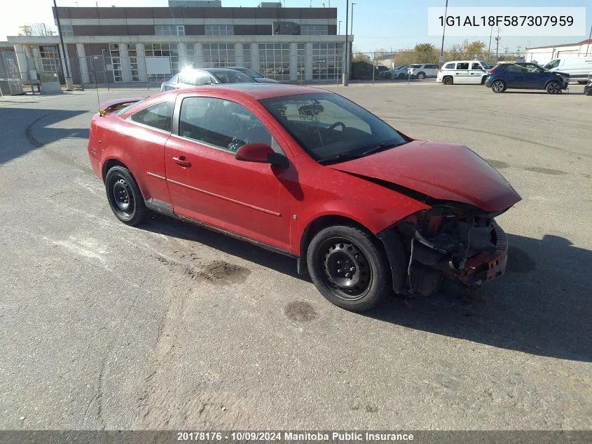 2008 Chevrolet Cobalt Lt VIN: 1G1AL18F587307959 Lot: 20178176