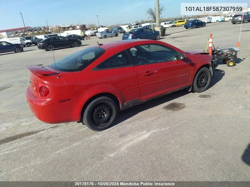 2008 Chevrolet Cobalt Lt VIN: 1G1AL18F587307959 Lot: 20178176