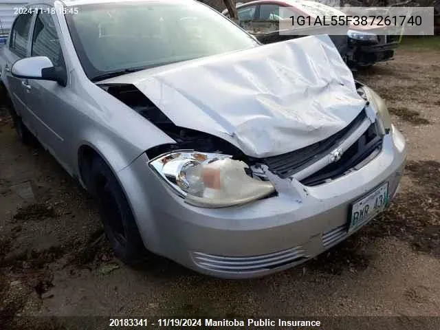 2008 Chevrolet Cobalt Lt VIN: 1G1AL55F387261740 Lot: 20183341