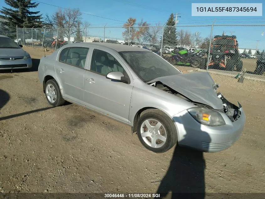 2008 Chevrolet Cobalt Lt VIN: 1G1AL55F487345694 Lot: 30046446