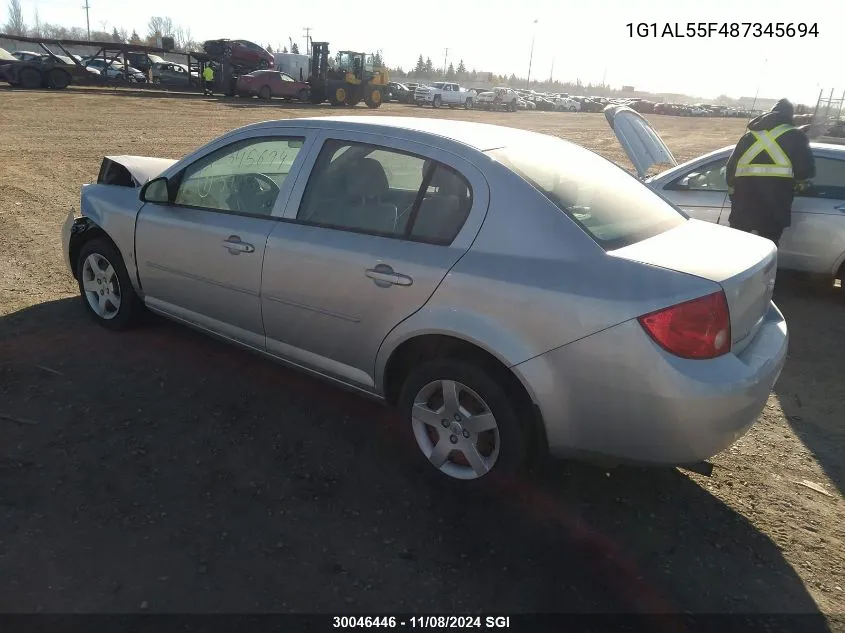 2008 Chevrolet Cobalt Lt VIN: 1G1AL55F487345694 Lot: 30046446