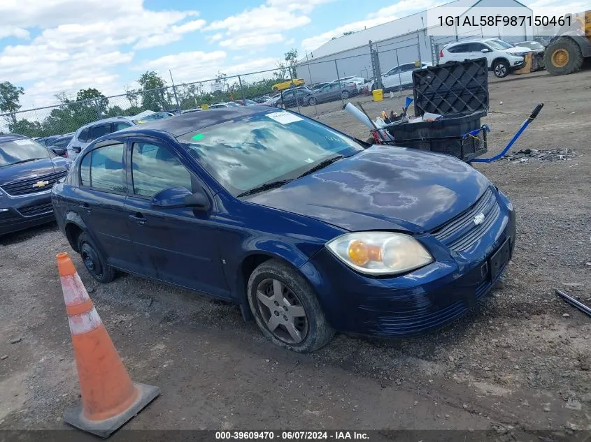 2008 Chevrolet Cobalt Lt VIN: 1G1AL58F987150461 Lot: 39609470