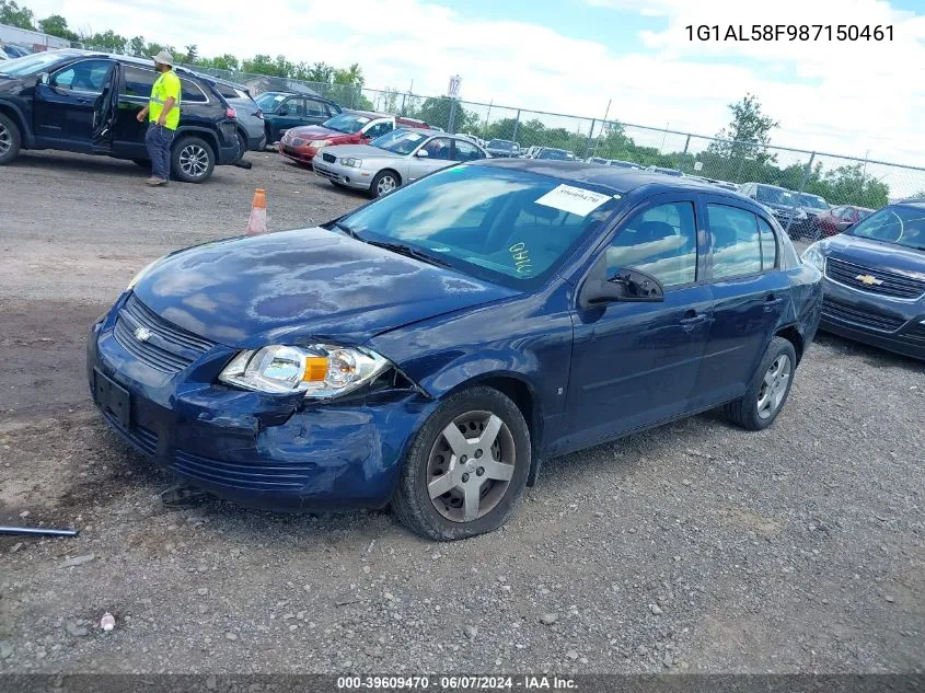 2008 Chevrolet Cobalt Lt VIN: 1G1AL58F987150461 Lot: 39609470