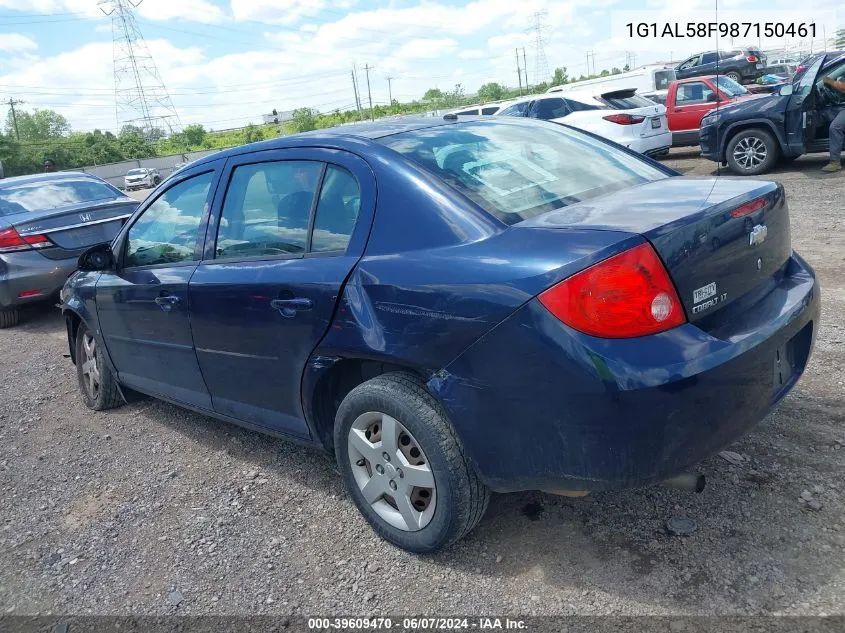 2008 Chevrolet Cobalt Lt VIN: 1G1AL58F987150461 Lot: 39609470