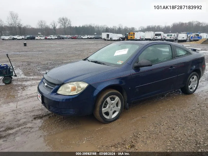 1G1AK18F287183992 2008 Chevrolet Cobalt Ls