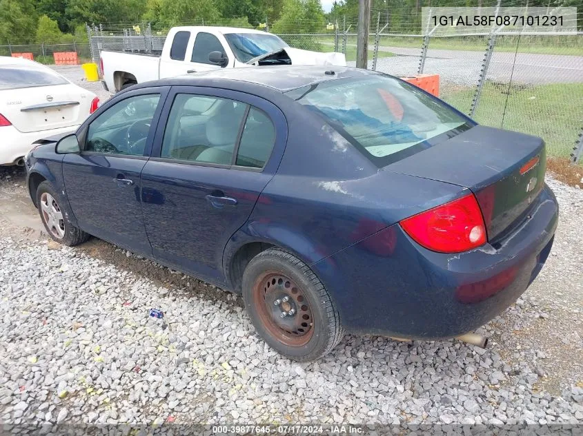 1G1AL58F087101231 2008 Chevrolet Cobalt Lt