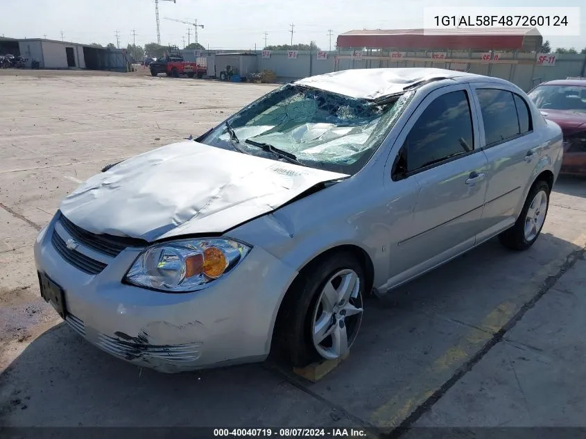 1G1AL58F487260124 2008 Chevrolet Cobalt Lt