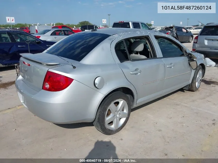 1G1AL58F487260124 2008 Chevrolet Cobalt Lt