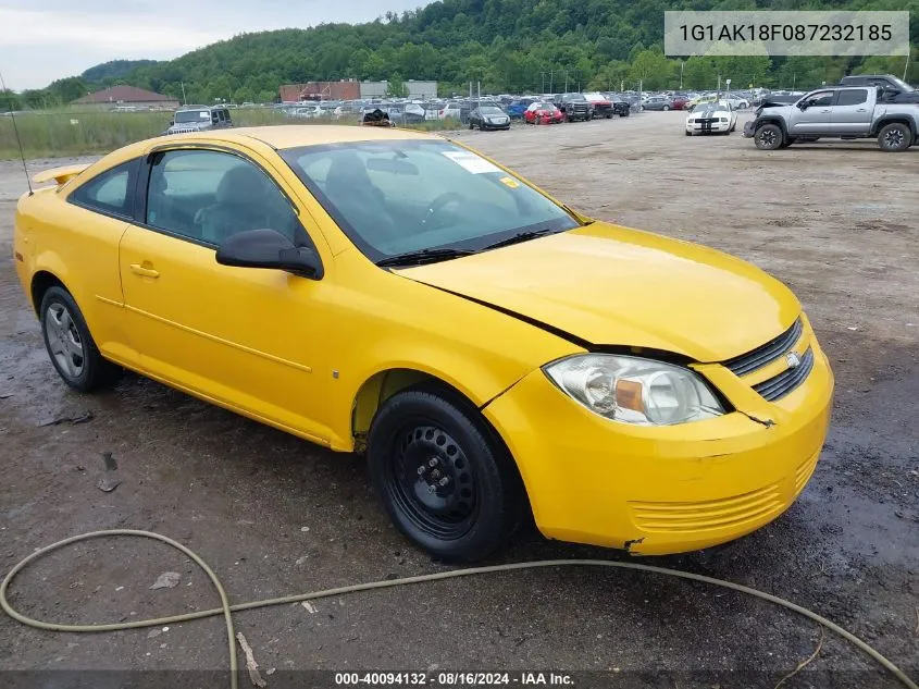 2008 Chevrolet Cobalt Ls VIN: 1G1AK18F087232185 Lot: 40094132