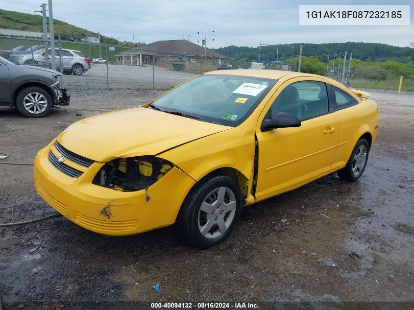 2008 Chevrolet Cobalt Ls VIN: 1G1AK18F087232185 Lot: 40094132