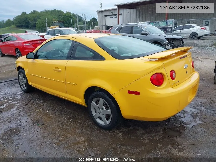 2008 Chevrolet Cobalt Ls VIN: 1G1AK18F087232185 Lot: 40094132