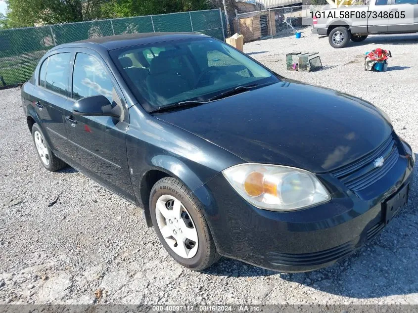 2008 Chevrolet Cobalt Lt VIN: 1G1AL58F087348605 Lot: 40097112