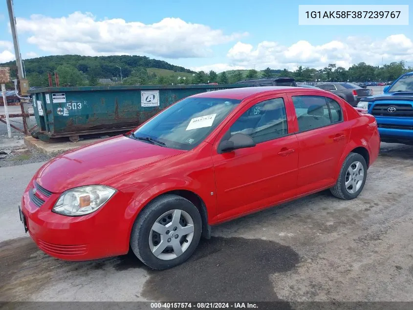 1G1AK58F387239767 2008 Chevrolet Cobalt Ls