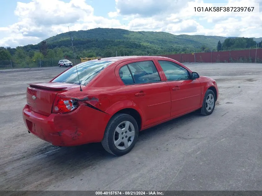 2008 Chevrolet Cobalt Ls VIN: 1G1AK58F387239767 Lot: 40157574