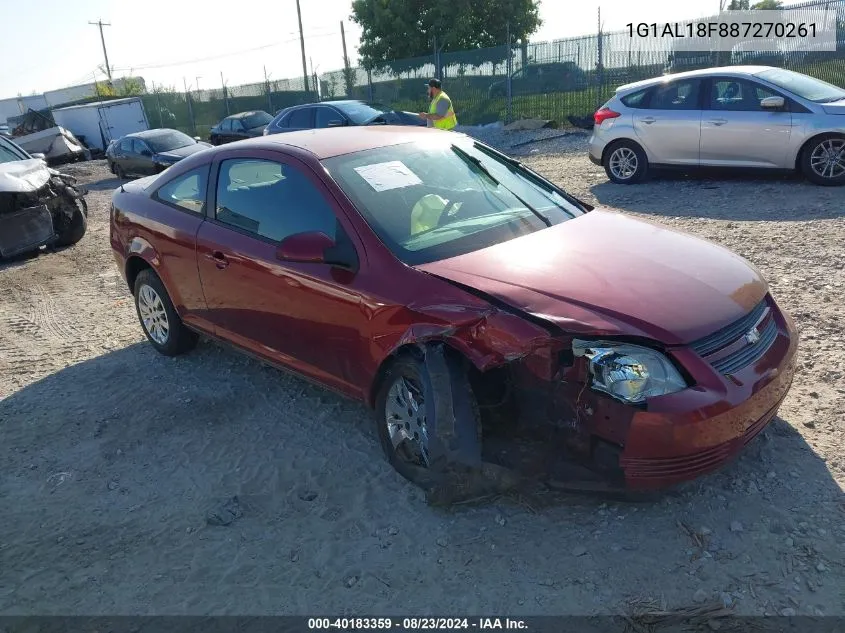 2008 Chevrolet Cobalt Lt VIN: 1G1AL18F887270261 Lot: 40183359