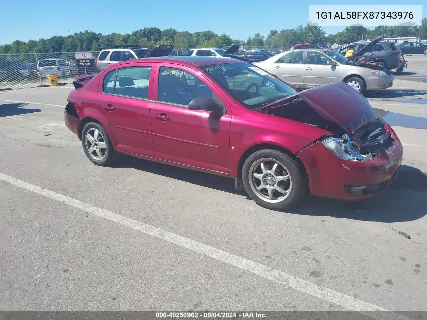 2008 Chevrolet Cobalt Lt VIN: 1G1AL58FX87343976 Lot: 40250962