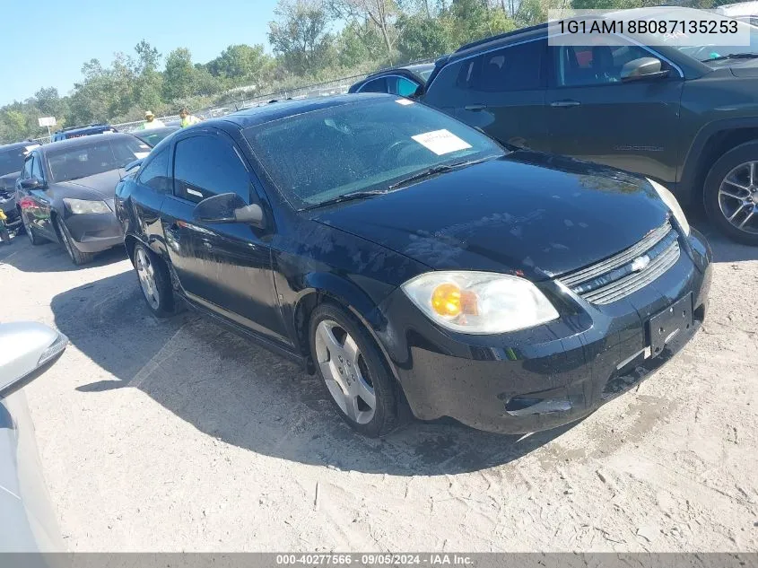 2008 Chevrolet Cobalt Sport VIN: 1G1AM18B087135253 Lot: 40277566