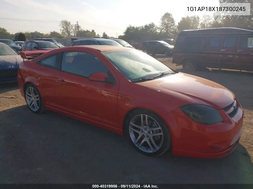 2008 Chevrolet Cobalt Ss VIN: 1G1AP18X187300245 Lot: 40319956