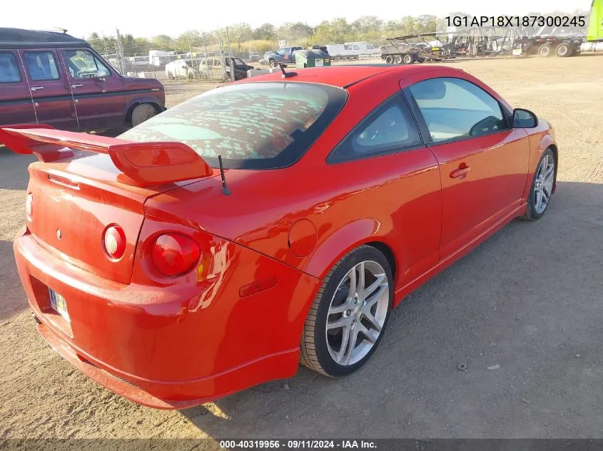 1G1AP18X187300245 2008 Chevrolet Cobalt Ss