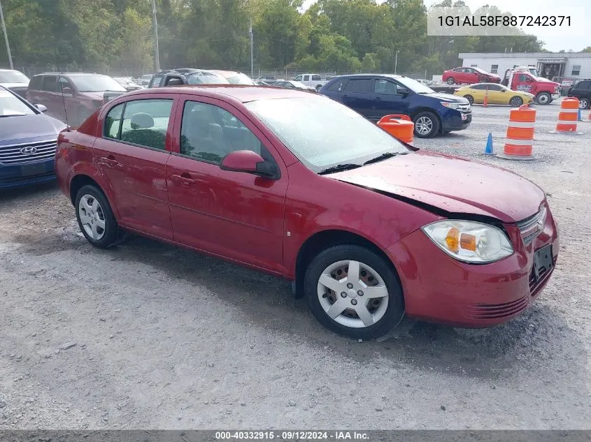 2008 Chevrolet Cobalt Lt VIN: 1G1AL58F887242371 Lot: 40332915