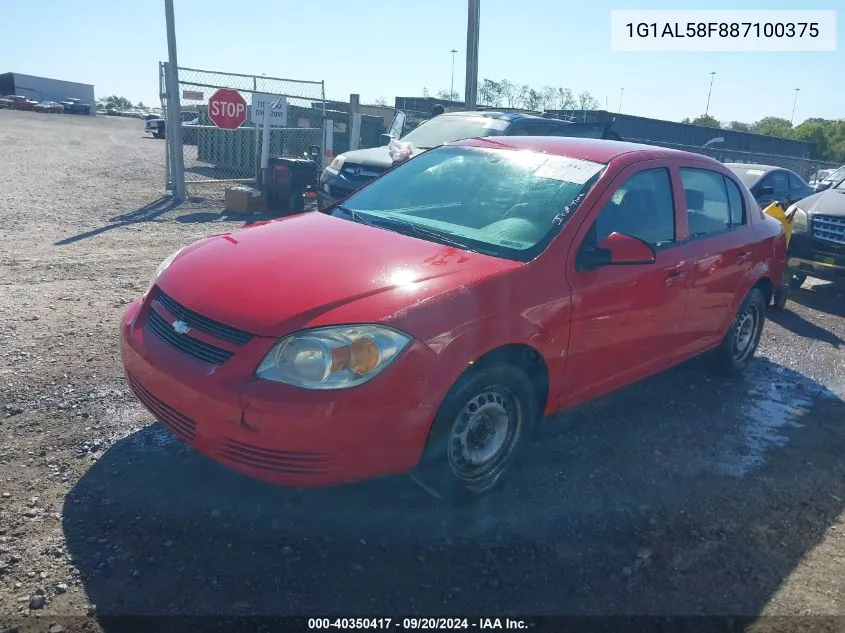 1G1AL58F887100375 2008 Chevrolet Cobalt Lt