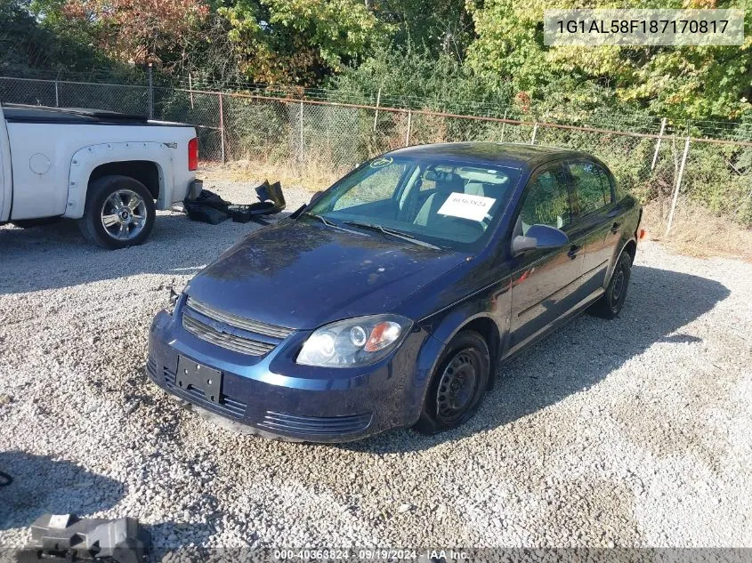 2008 Chevrolet Cobalt Lt VIN: 1G1AL58F187170817 Lot: 40363824