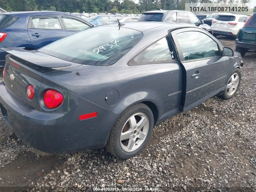 1G1AL18F087141205 2008 Chevrolet Cobalt Lt