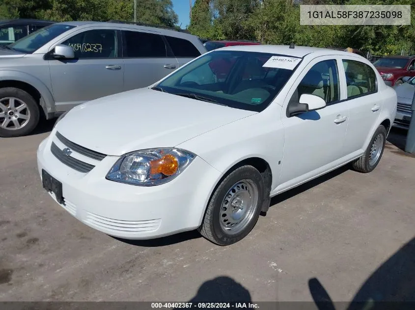 2008 Chevrolet Cobalt Lt VIN: 1G1AL58F387235098 Lot: 40402367