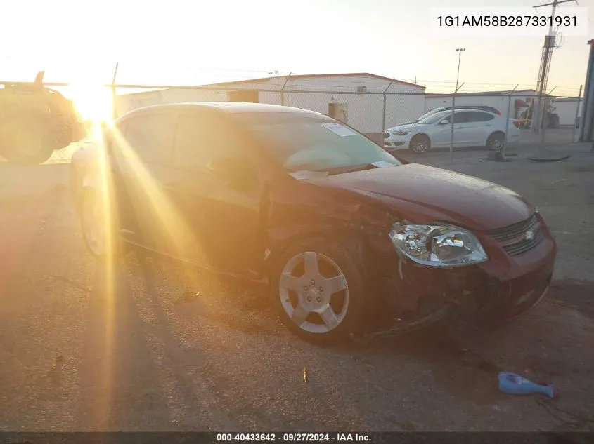 1G1AM58B287331931 2008 Chevrolet Cobalt Sport