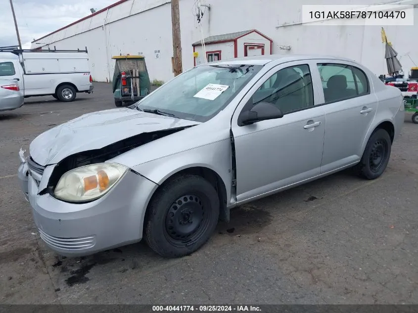 2008 Chevrolet Cobalt Ls VIN: 1G1AK58F787104470 Lot: 40441774