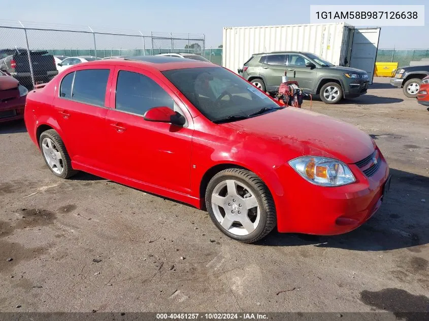 2008 Chevrolet Cobalt Sport VIN: 1G1AM58B987126638 Lot: 40451257