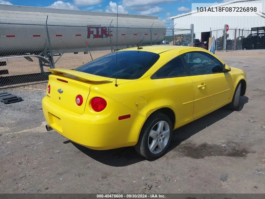 2008 Chevrolet Cobalt Lt VIN: 1G1AL18F087226898 Lot: 40478608