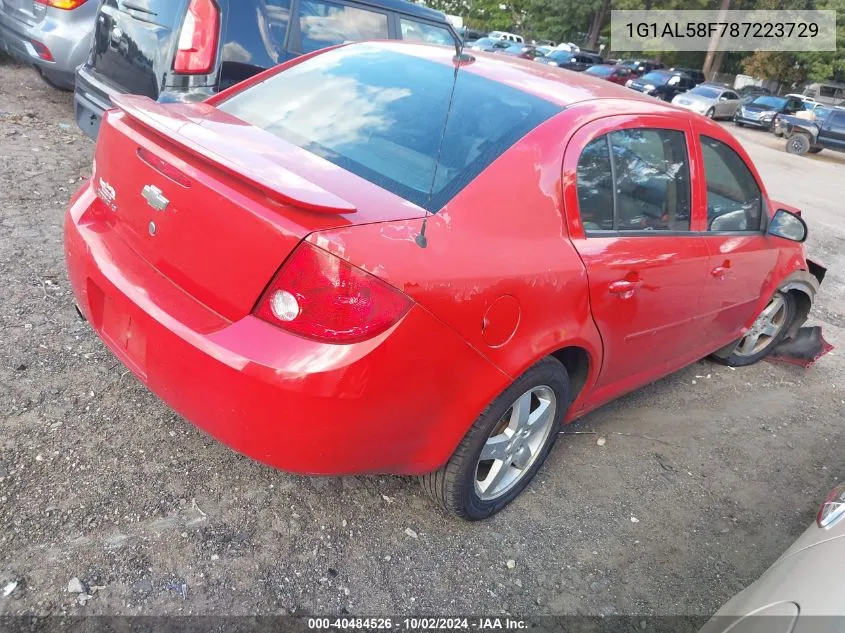 2008 Chevrolet Cobalt Lt VIN: 1G1AL58F787223729 Lot: 40484526