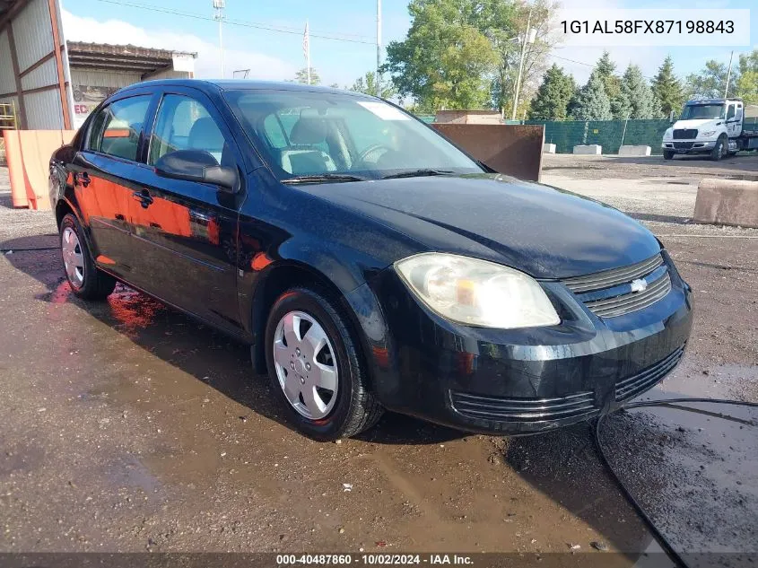 2008 Chevrolet Cobalt Lt VIN: 1G1AL58FX87198843 Lot: 40487860