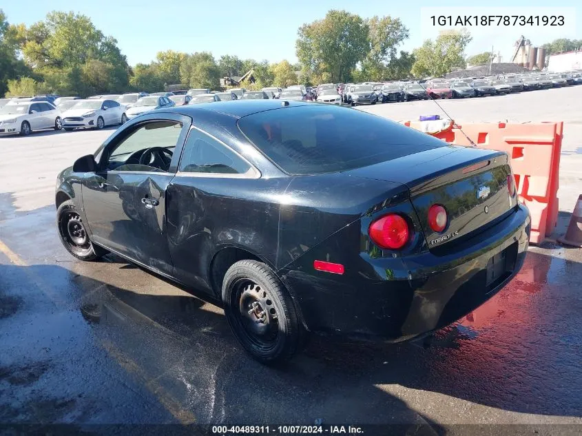 2008 Chevrolet Cobalt Ls VIN: 1G1AK18F787341923 Lot: 40489311